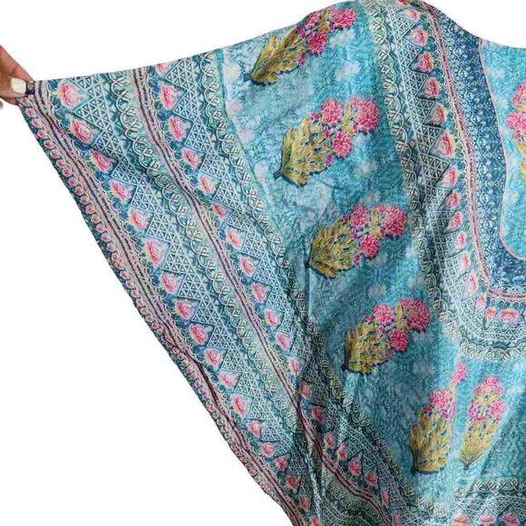 Tolani Collection shirt size XXS colorful kaftan - Picture 5 of 8